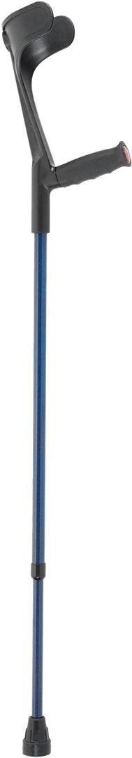 Ossenberg béquille met bleu/noir poignée souple 140kg 1 paire