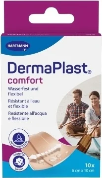 DermaPlast® Comfort pansement rapide 6 cm x 10 cm 10 pièces