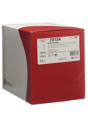 Cathéter VaPro Pocket 1x CH12 40cm 25 pièces