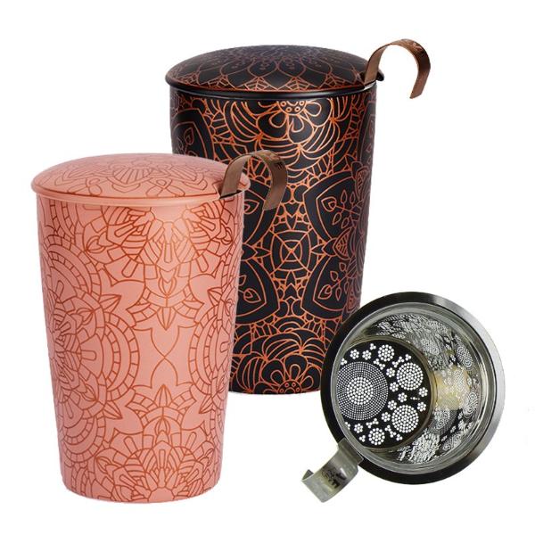 HERBORISTERIA Tasse à thé Mandala avec passoire ass