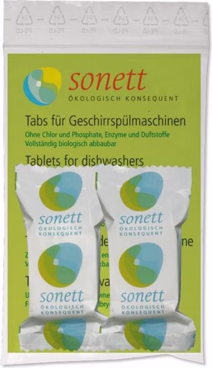 Sonett Tabs pour lave-vaisselle Échantillons 2 x 20g