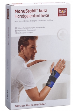 BORT MANUSTABIL poignet court S droit noir BORT MANUSTABIL poignet court S droit noir