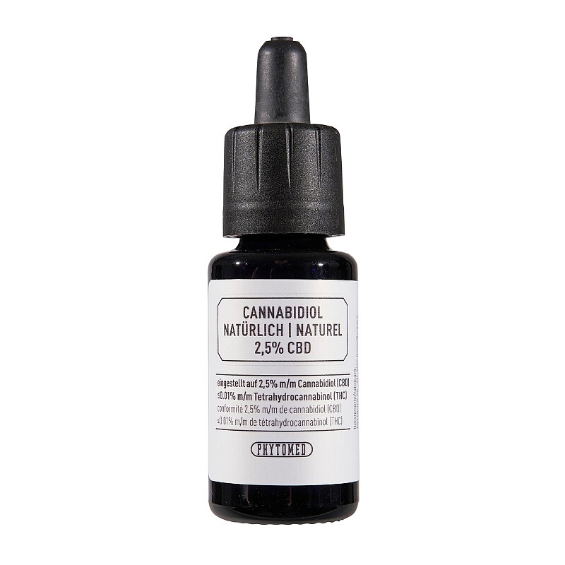 PHYTOMED Cannabidiol CBD naturel 2.5 % 10ml