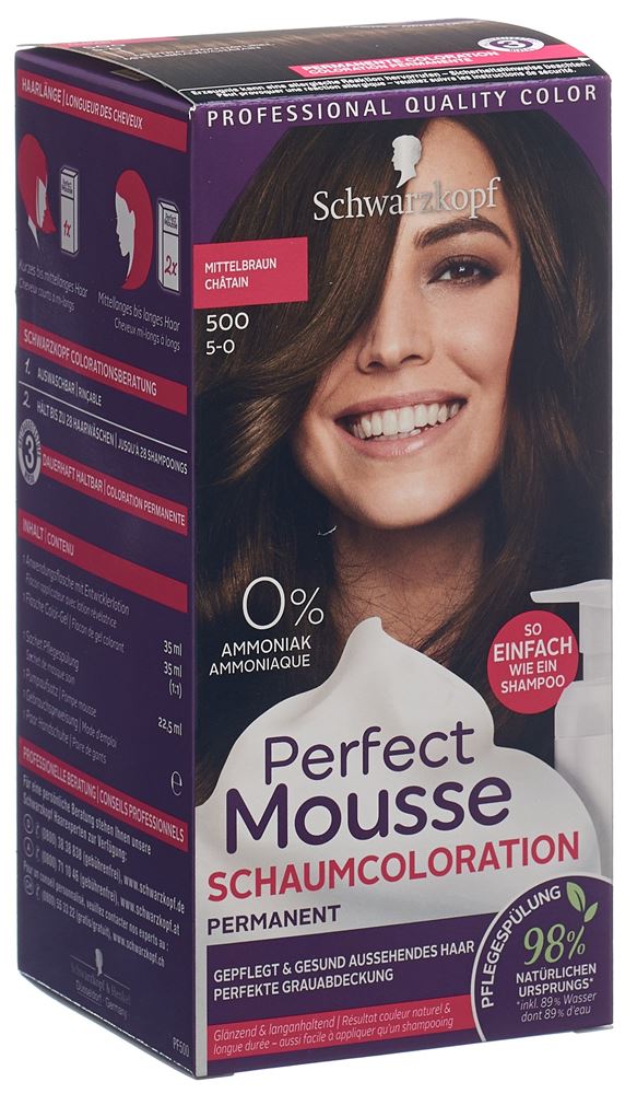 PERFECT MOUSSE 500 brun moyen