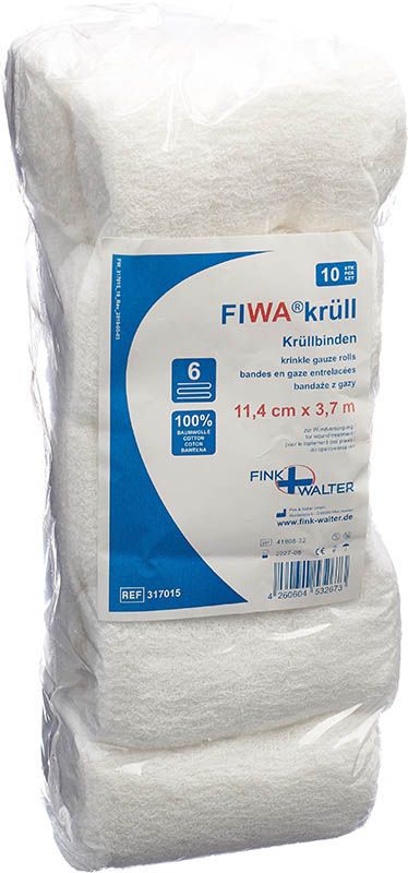 SMedico Bande de Krull 11.4cmx3.7m non stérile 10 pièces