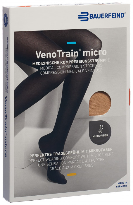 Bauerfeind VT MICRO AD KKL2 S p/l geschlossene Fussspitze creme 1 Paar Bauerfeind VT MICRO AD KKL2 S p/l geschlossene Fussspitze creme 1 Paar