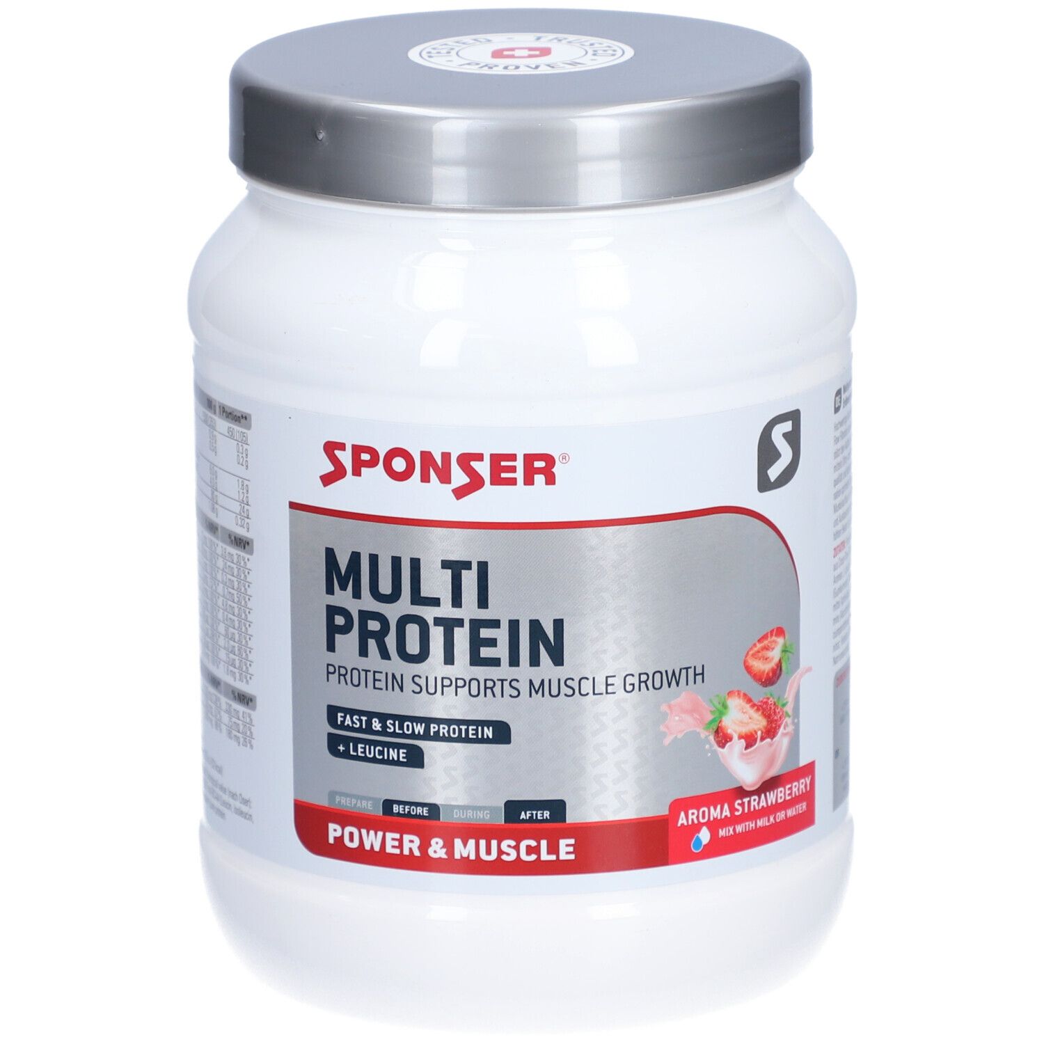 SPONSER® Multi Protein CFF fraise 425g SPONSER® Multi Protein CFF fraise 425g