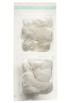 ASKINA Tampons de gaze en forme de boucle, taille prune, 20 pcs.