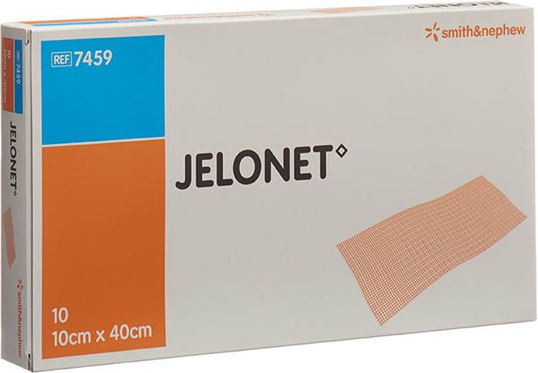 Jelonet gaze de paraffine 10cmx40cm stérile 10 pièces