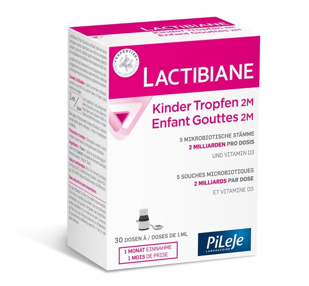 LACTIBIANE enfants 2M gouttes (nouveau) fl 30ml LACTIBIANE enfants 2M gouttes (nouveau) fl 30ml