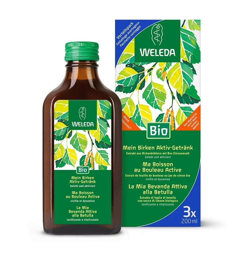 WELEDA Ma boisson active au Bouleau Trio 3 x 200ml