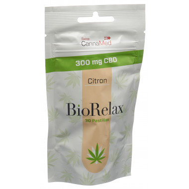 Swiss CannaMed CBD Pastilles BioRelax Btl 30 pièces