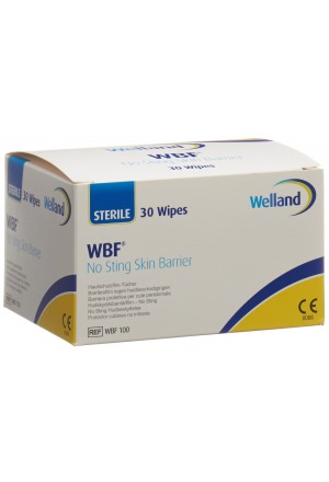 WBF Wipes lingettes de protection de la peau 100x160mm stérile 30 pièces