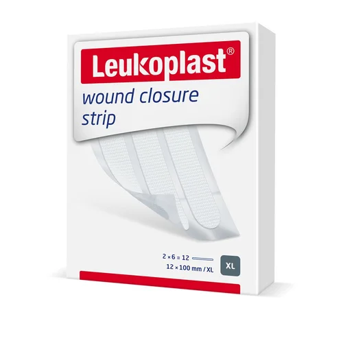 Bandes adhésives Leukoplast pour pansements, 12 x 100 mm, blanches, 2 x 6 pièces