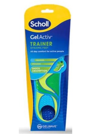 Scholl GelActiv Trainer Insert L GelWave 1 paire