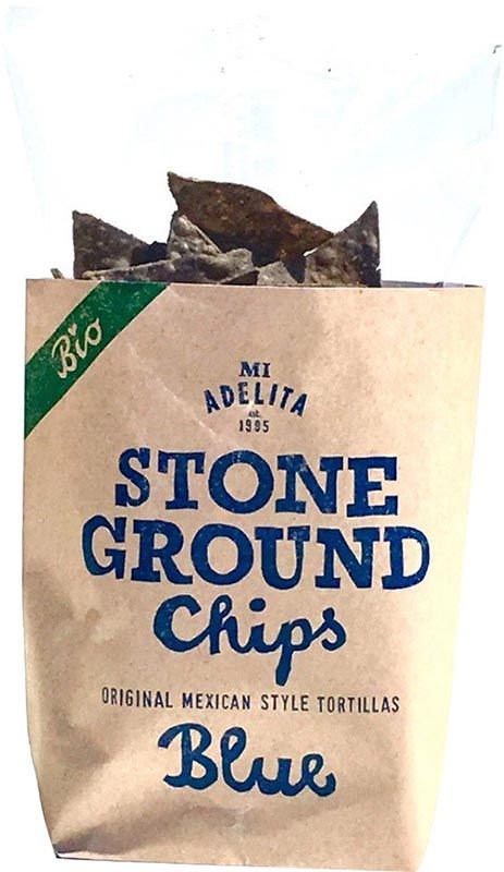 MIADELITA Chips de tortilla bio Blue Corn Btl 150g