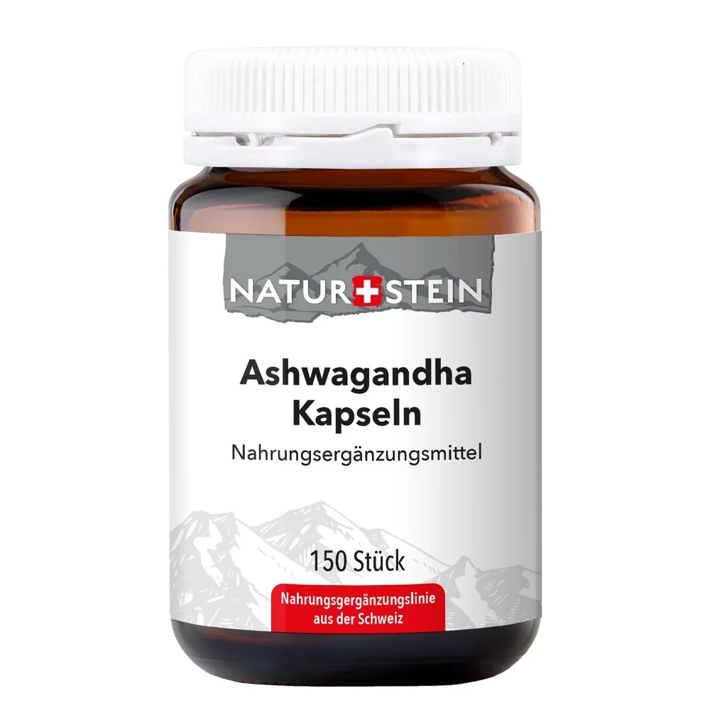 PIERRE NATURELLE Capsules d'ashwagandha Glasfl 150 pièces