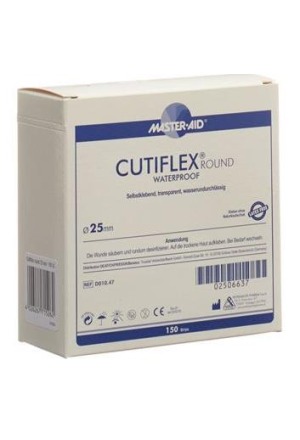 CUTIFLEX Round pansements film 25mm boîte 150 pièces
