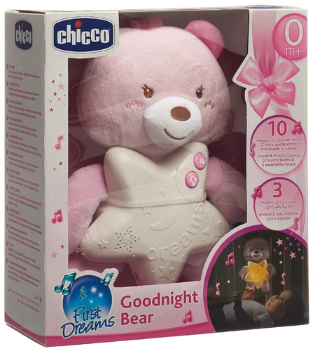 chicco Bonne nuit l'ourson rose