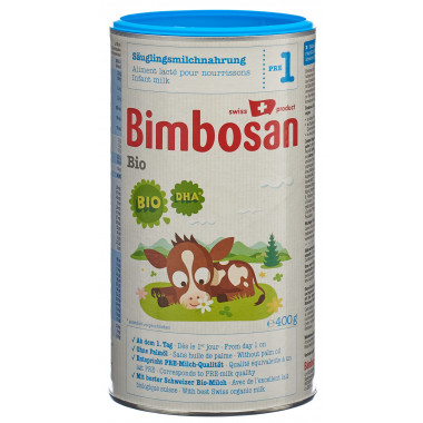 Bimbosan Bio 1 lait pour nourrissons 400g