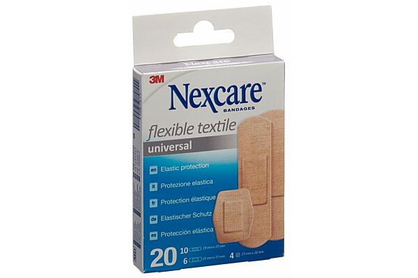 3M Nexcare Pansement adhésif Textile Flexible Universal Bands 6cmx1m 3M Nexcare Pansement adhésif Textile Flexible Universal Bands 6cmx1m