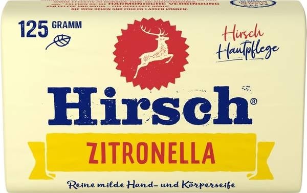 Savon pour les mains HIRSCH Citronella 125g