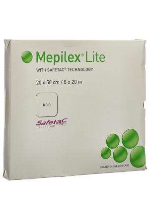 Bande absorbante Mepilex Lite 20x50cm silicone 4 pièces