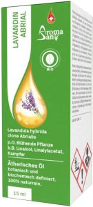 Huile essentielle de basilic Aromasan en boîte, bio 15ml