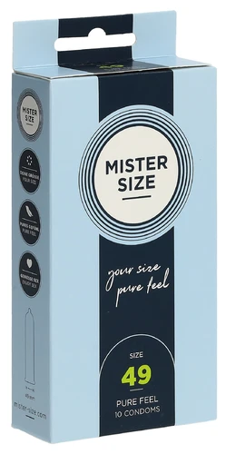 MISTER SIZE 49, préservatifs, boîte de 10