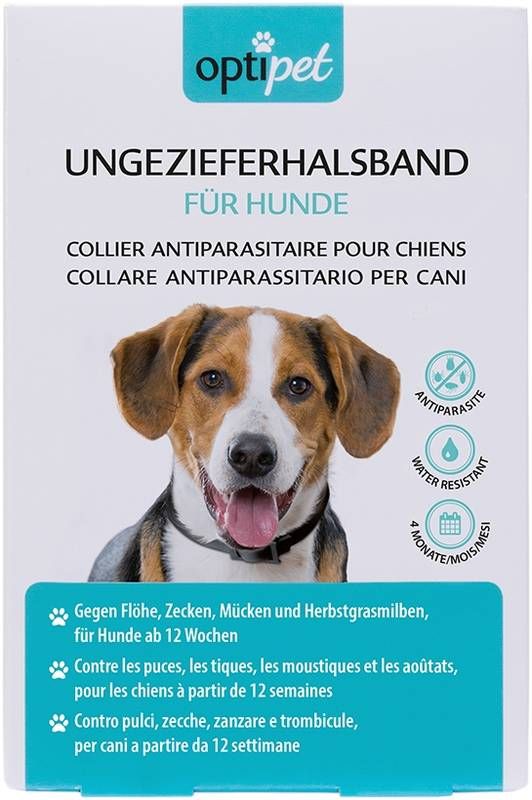 OPTIPET Collier antiparasitaire pour chiens