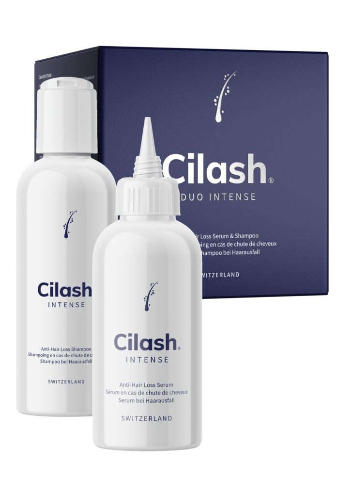 Cilash® INTENSE sérum & shampooing contre la chute des cheveux DUO