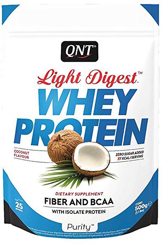 QNT Light Digest Whey Protein Noix de coco 500g