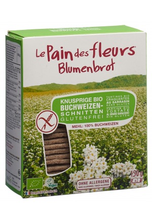 Pain aux fleurs Croûtes croustillantes au sarrasin 150g