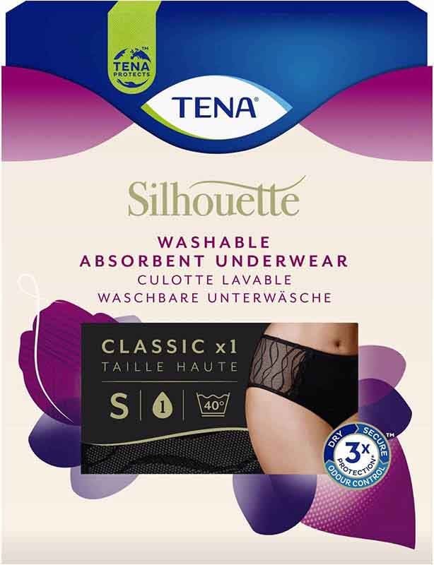 Sous-vêtements Tena Silhou Class Washable S noir