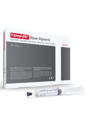 Farco-fill Aqua Glycerol Solution de blocage stérile 10 x 10ml