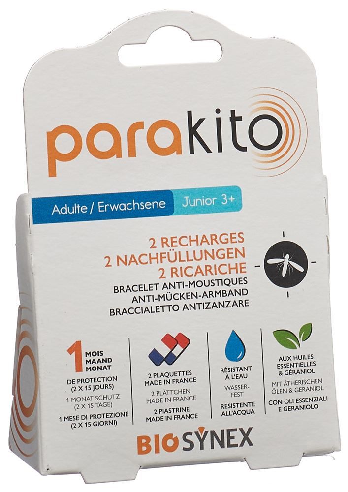 Recharges Parakito Pack 2 plaquettes Recharges Parakito Pack 2 plaquettes