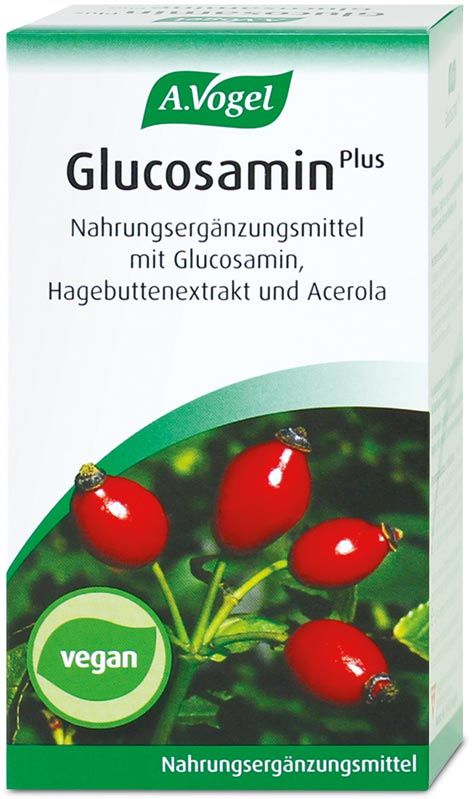 A. Vogel Glucosamine Plus en comprimés à l'extrait de cynorrhodon 60 comprimés A. Vogel Glucosamine Plus en comprimés à l'extrait de cynorrhodon 60 comprimés
