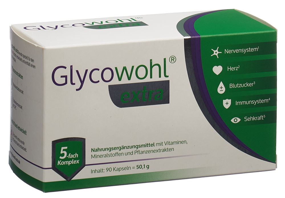 GLYCOWOHL extra gélules 90 pièces