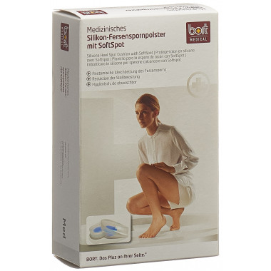 Bort coussinet en silicone pour éperon de talon L-44 avec SoftSpot 1 paire Bort coussinet en silicone pour éperon de talon L-44 avec SoftSpot 1 paire