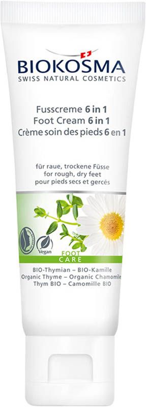 Crème pour les pieds BIOKOSMA 6in1 Thym Kamil BIO Mini 20ml