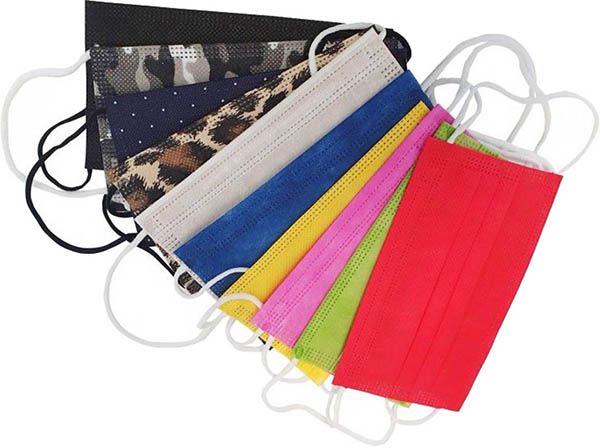 TImask masque médical jetable type IIR multicolore 10 pièces