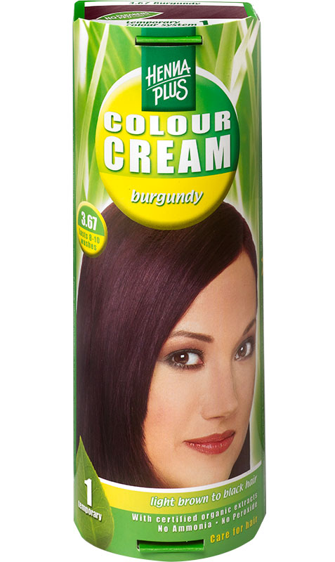HENNA PLUS Colour Cream 3.67 bourgogne 60ml