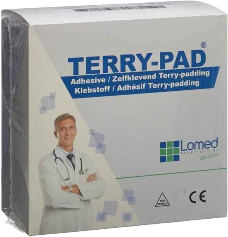 LOMED Terry Pad rembourrage 4cmx4m blanc extensible rouleau