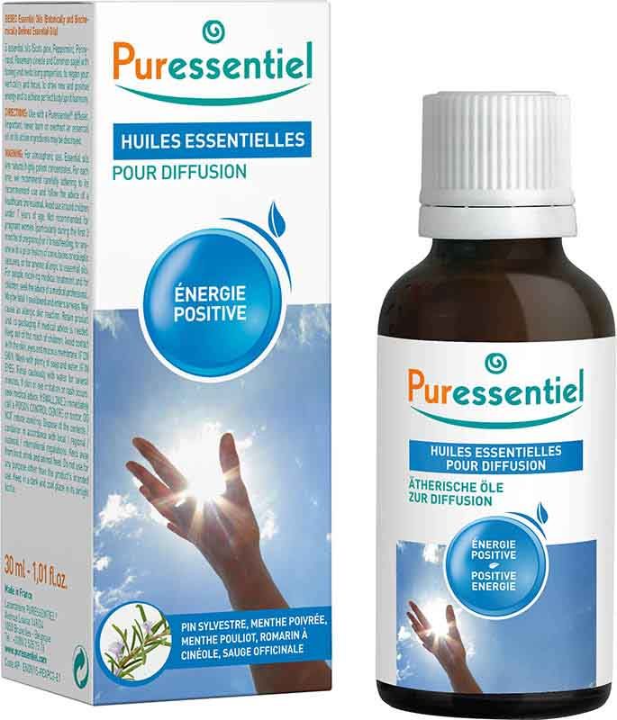Puressentiel mélange d'huiles essentielles à diffusion d'énergie positive Fl 30ml Puressentiel mélange d'huiles essentielles à diffusion d'énergie positive Fl 30ml