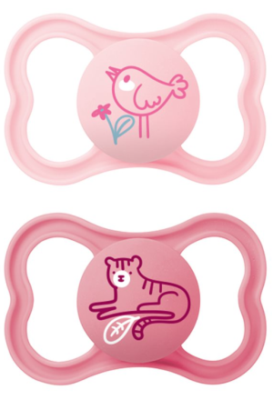 Sucette MAM Air 6-16 mois rose/pink 2 pièces