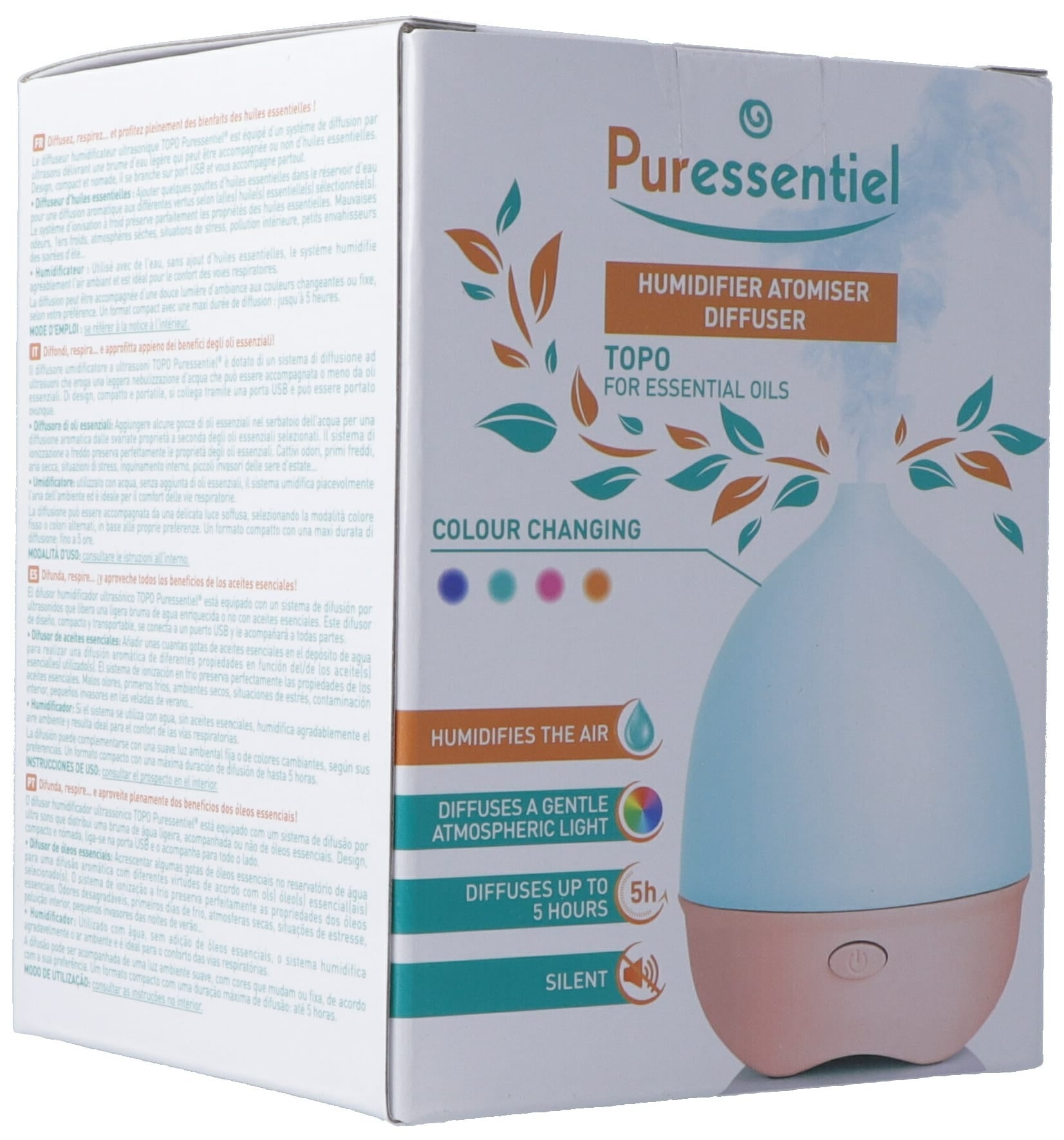 Puressentiel Diffuseur à ultrasons TOPO Puressentiel Diffuseur à ultrasons TOPO