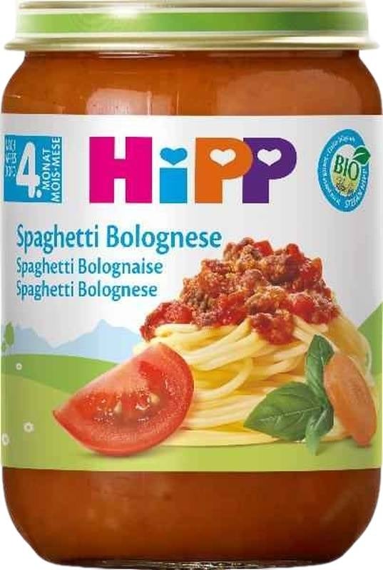 Hipp Spaghetti Bolognese en bocal 190g