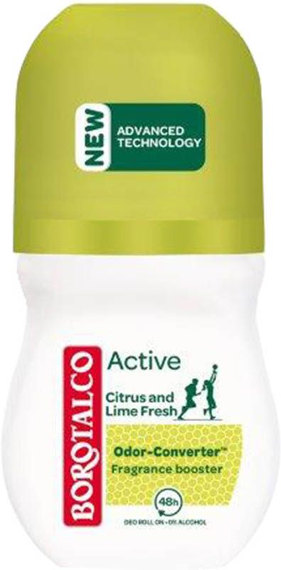 BOROTALCO Déodorant Actif Roll-on Citrus Lime 50ml