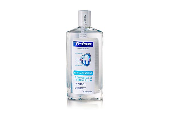 Bain de bouche Trisa Revital Sensitive Fl 500 ml Bain de bouche Trisa Revital Sensitive Fl 500 ml