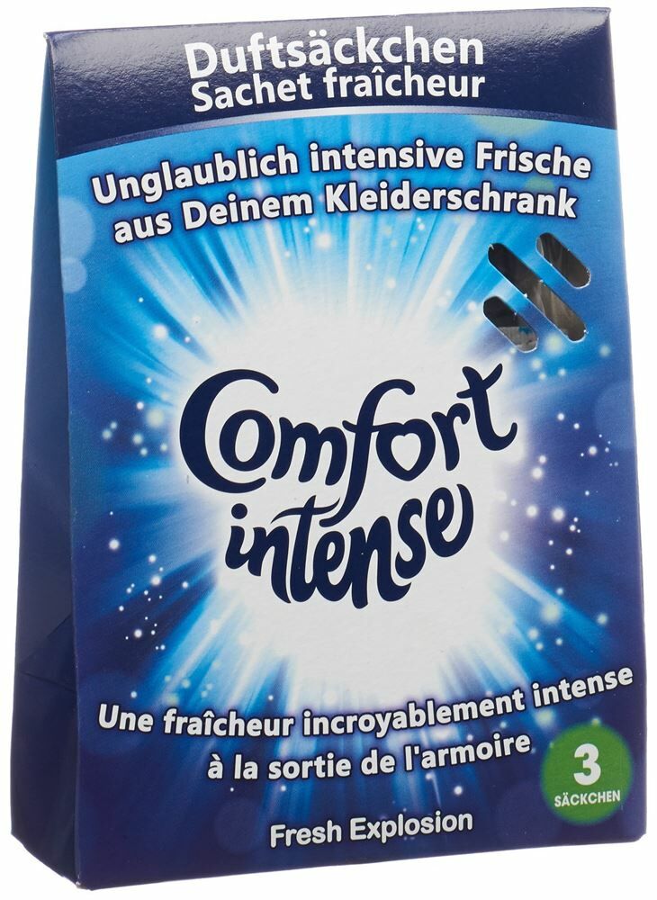 COMFORT intense Sachet parfumé bleu 3 pièces